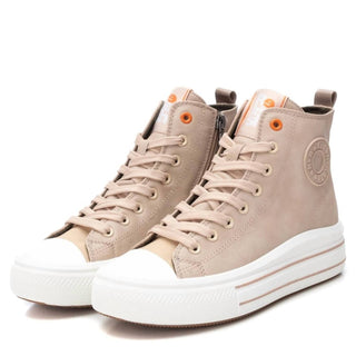 Xti - Botas de Cano Curto Femininas de Lona
