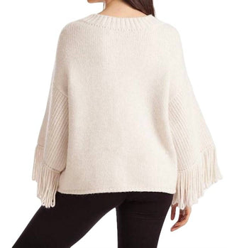 French Kyss - Suéter canelado com decote em V Amia