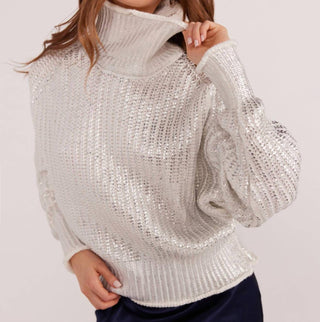 Minkpink - Suéter Eira Metallic Foil