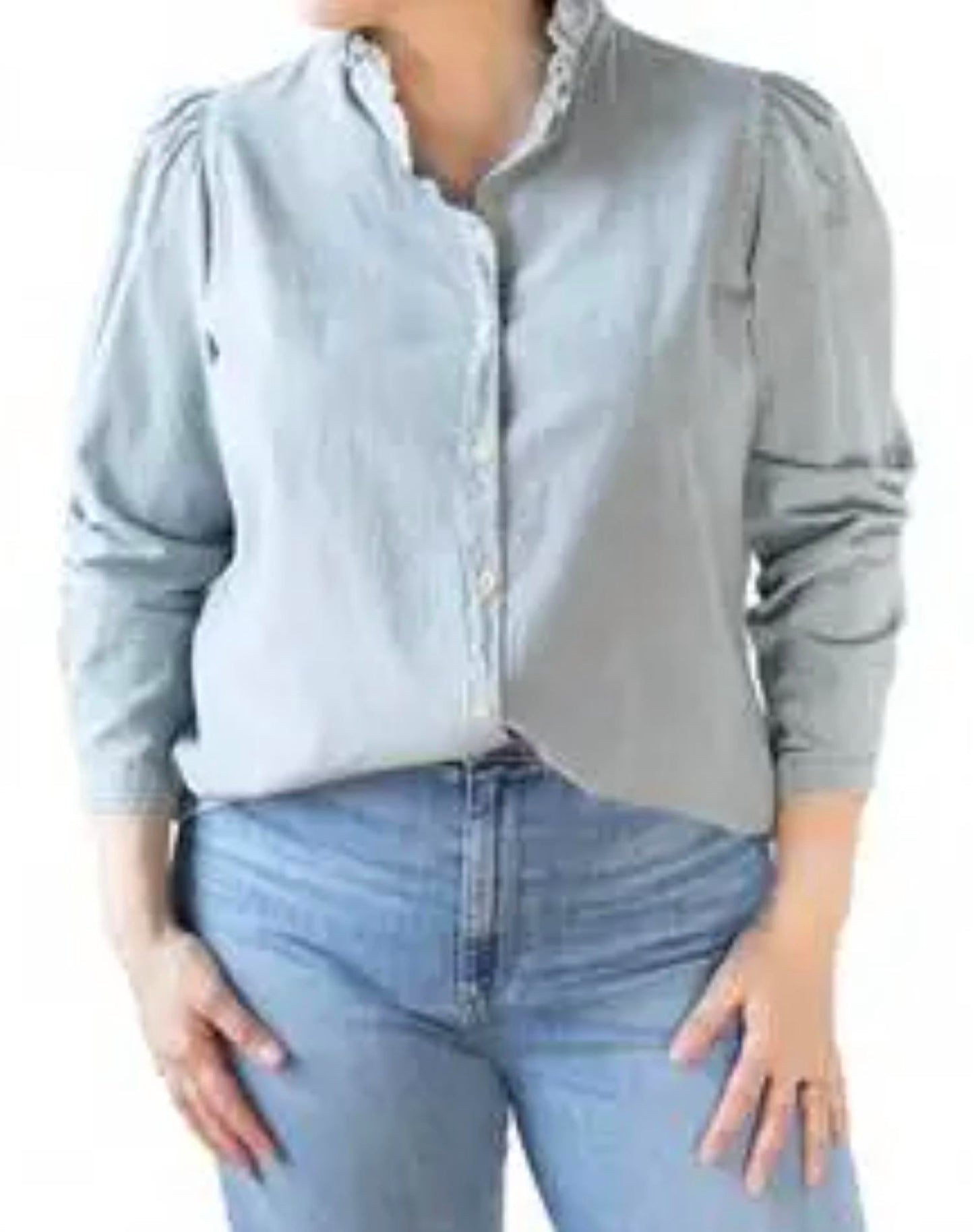 A Shirt Thing - Peggy Denim Button Down Shirt