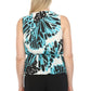 Joseph Ribkoff - Butterfly Print Sleeveless Peplum Top