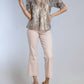 Lola & Sophie - Garden Foil Peasant Blouse