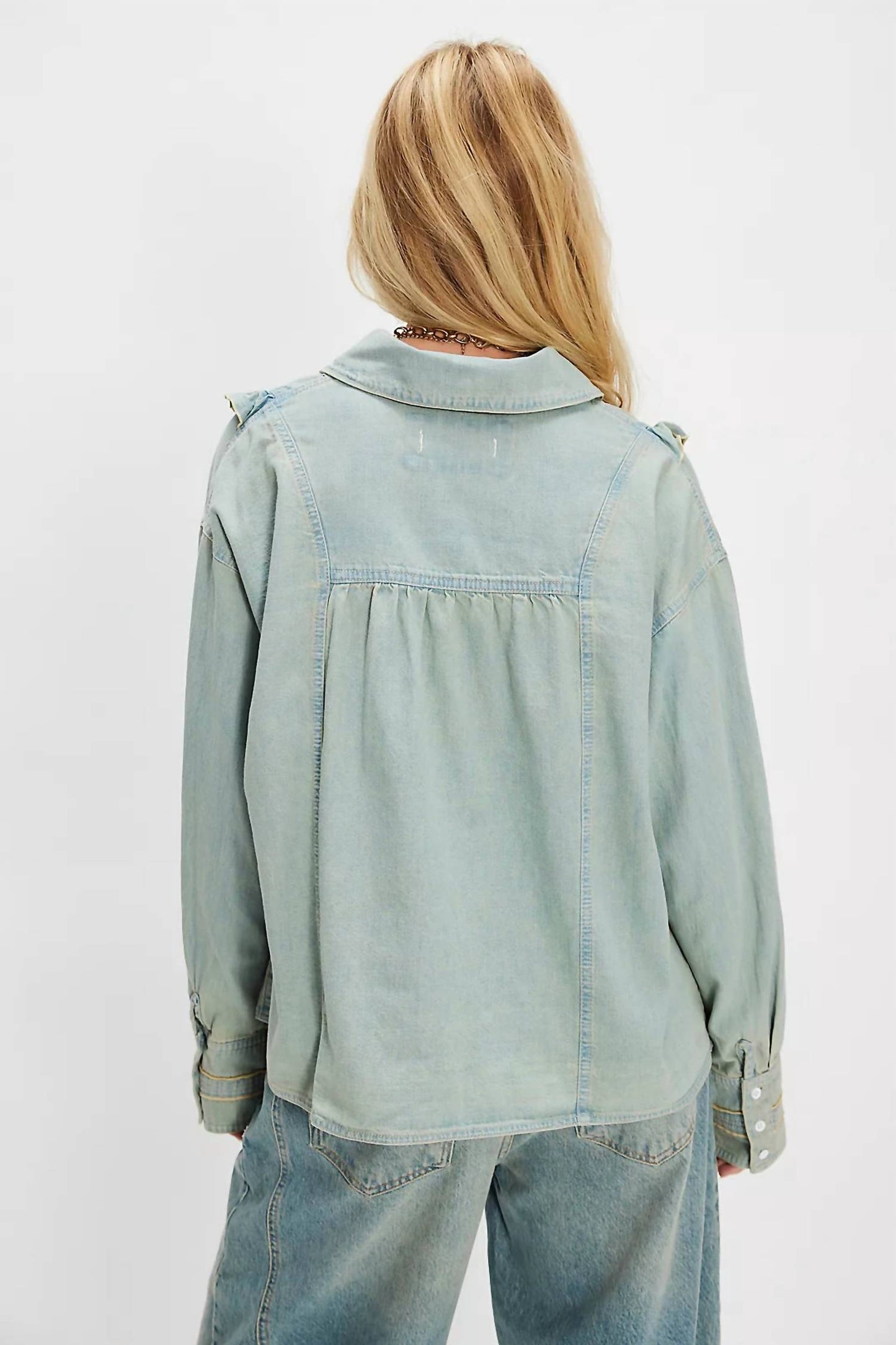 Free People - Tattered And Ruffled Top