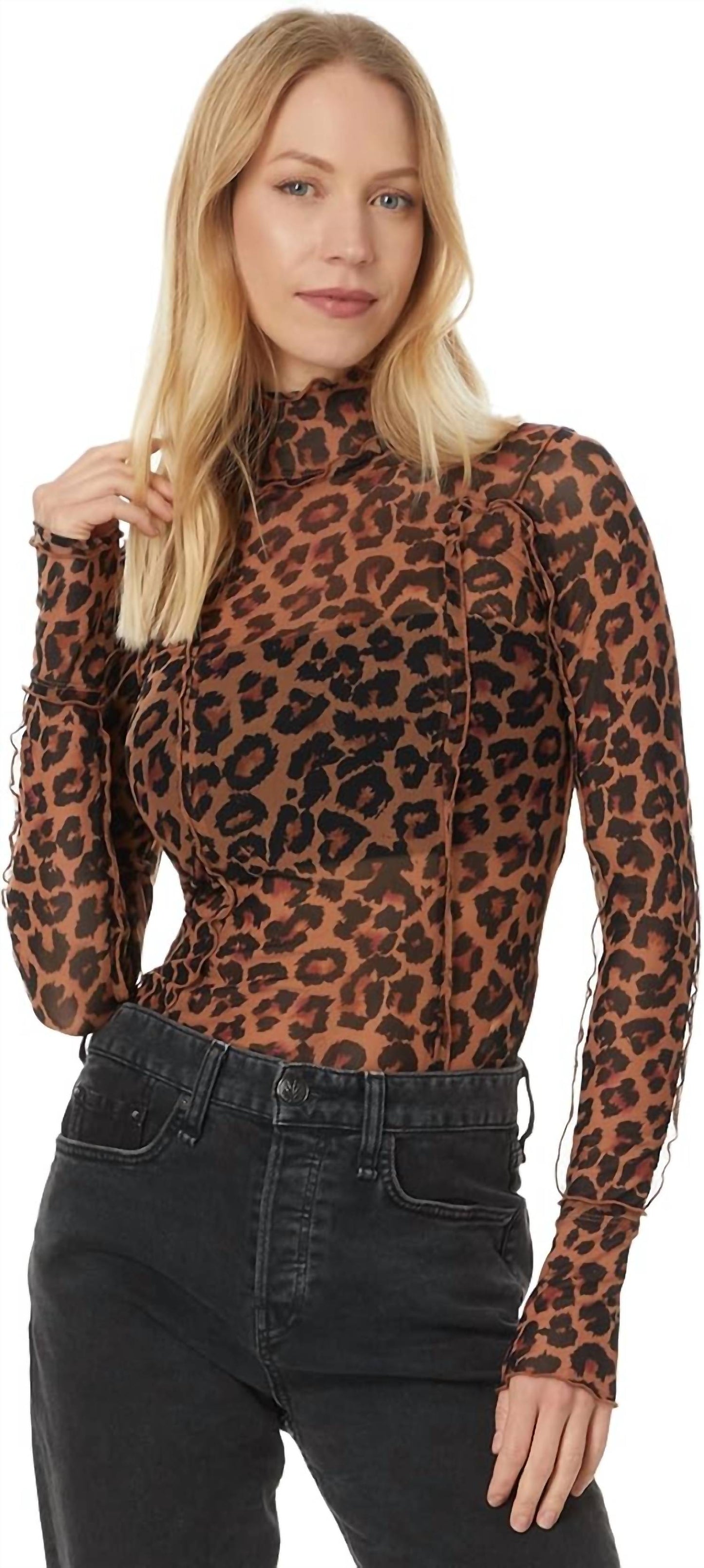 Free People - Charlie Printed Mesh Top