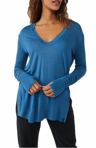 Free People - Fresh & Clean Split Hem Top