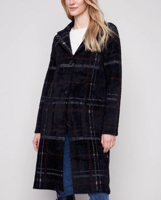 Charlie B - Knit Coatigan With Patch Pockets