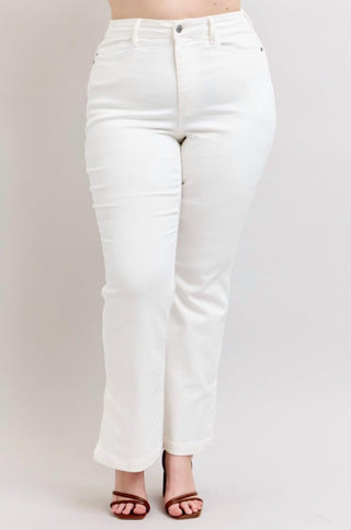 Judy Blue - Calça Jeans Bootcut com Fenda Lateral