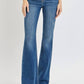 Risen - Costa Mid Rise Flare Jeans With Tummy Control