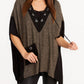 Angel Apparel - V-neck Tie Up Poncho