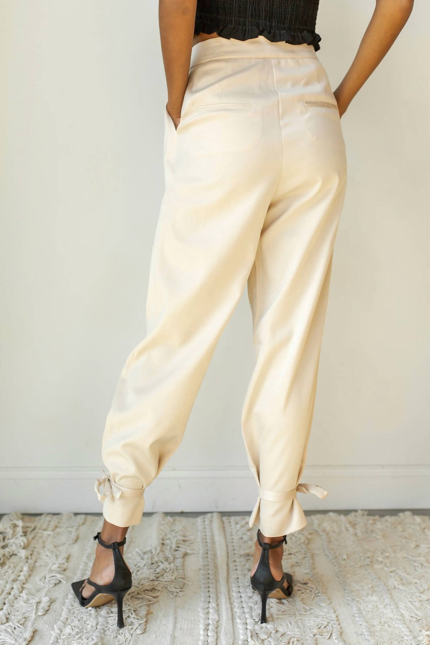 Beige Botany - Strong Ties Ankle Pants