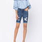 Judy Blue - High Waist Destroyed Bermuda Shorts