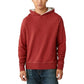 Men's Red Duo Fold Hooded Sweatshirt - Small