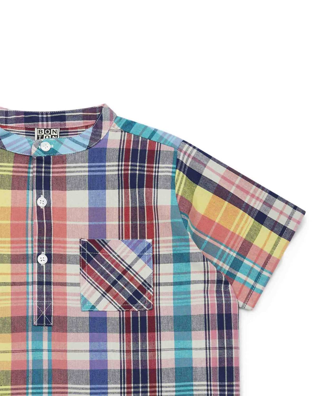 Bonton - Boy's Madras Check Shirt