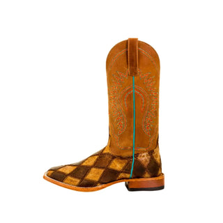 Anderson Bean Boots - Men's Horsepower Collection Western Boot With Crazy Train Patchwork Foot