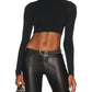 Free People - Super Crop Seamless Turtleneck Top