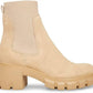 Steve Madden - Women's Hayle Lug Heel Pull On Rounded Toe Fashion Ankle Boots