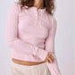 Pj Salvage - Back To Basics Pointelle Long Sleeve Top