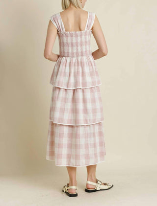 Aureum - Gingham Midi Dress
