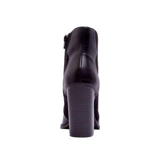 Qupid - Botas femininas de salto bloco estilo western chic