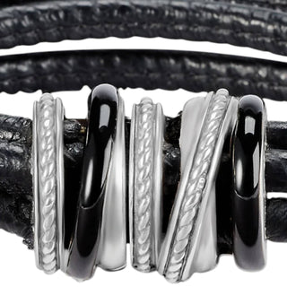 Brighton - Pulseira feminina com anéis de Netuno