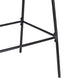 Ladd Outdoor Metal Wicker Barstool Set of 2 - Light Gray