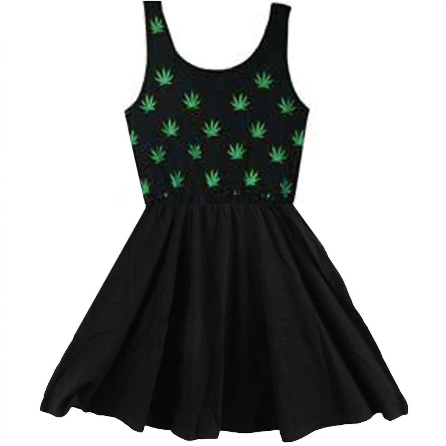 Bob Marley - Women's Celestial Bob And Pot Leaves Tank Dress