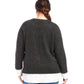 Karen Kane - Plus Size Layered Crewneck Sweater