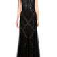 Adrianna Papell - Beaded Cap Sleeve Gown