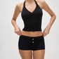 Frankies Bikinis - Bradley Knit Booty Shorts