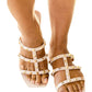 123 Amore - Walk the Talk Studded Sandals