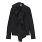 Alexander Mcqueen - Ruffled Cotton Bow Shirt