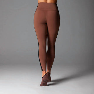 Tavi - Legging justa listrada 7/8 de cintura alta