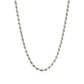 Sterling Silver 2.9mm Diamond Cut Rope Style Chain