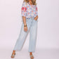 Thml - Puff Sleeve Shell Print Top