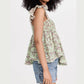 Free People - Nala Printed Babydoll Top