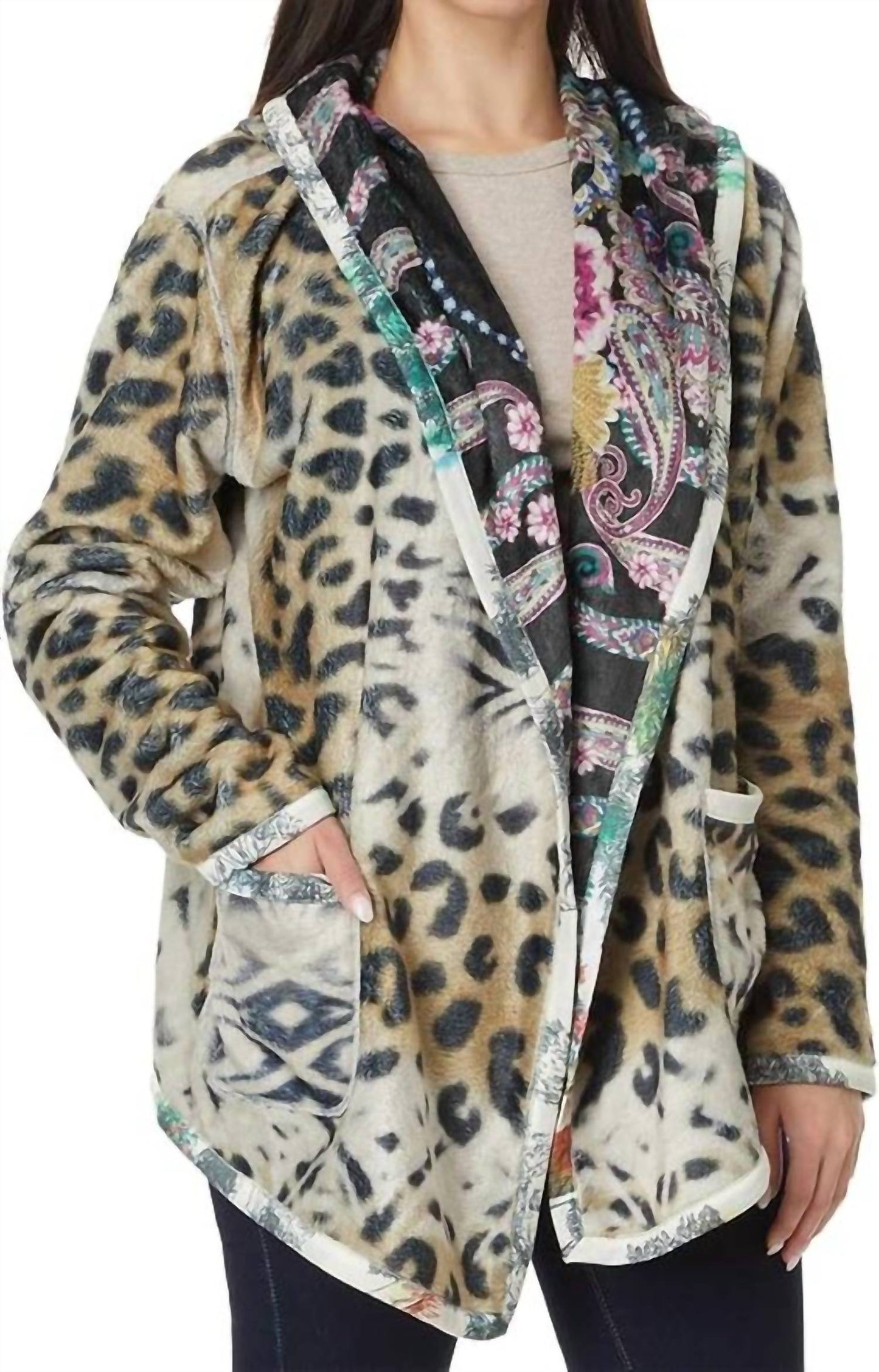 Johnny Was - JOAN SHERPA JACKET (REVERSIBLE)