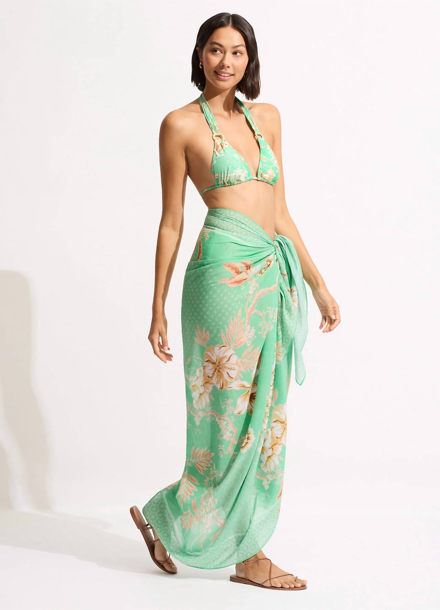 Mint - Women's All In One Beach Sarong