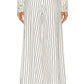 L'Agence - Kingston Striped Wide-leg Pant