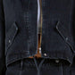 American Bazi - Cropped Denim Jacket With Drawstring Waist