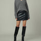 Joe'S Jeans - Vegan Leather Mini Skirt