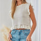 Andree By Unit - Women's Minnie Crochet Knit Cropped Top
