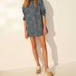 Veronica Beard - Erilyn Eyelet Mini Shirt Dress