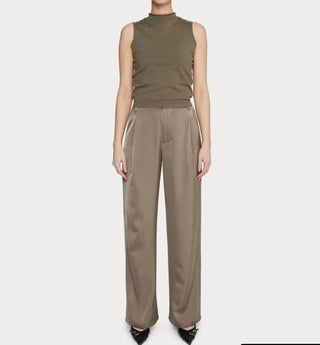 Amanda Maria - Satin Wide Leg Pants