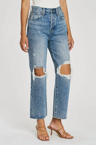 Pistola - Calça jeans Cassie Super High Rise Straight Crop