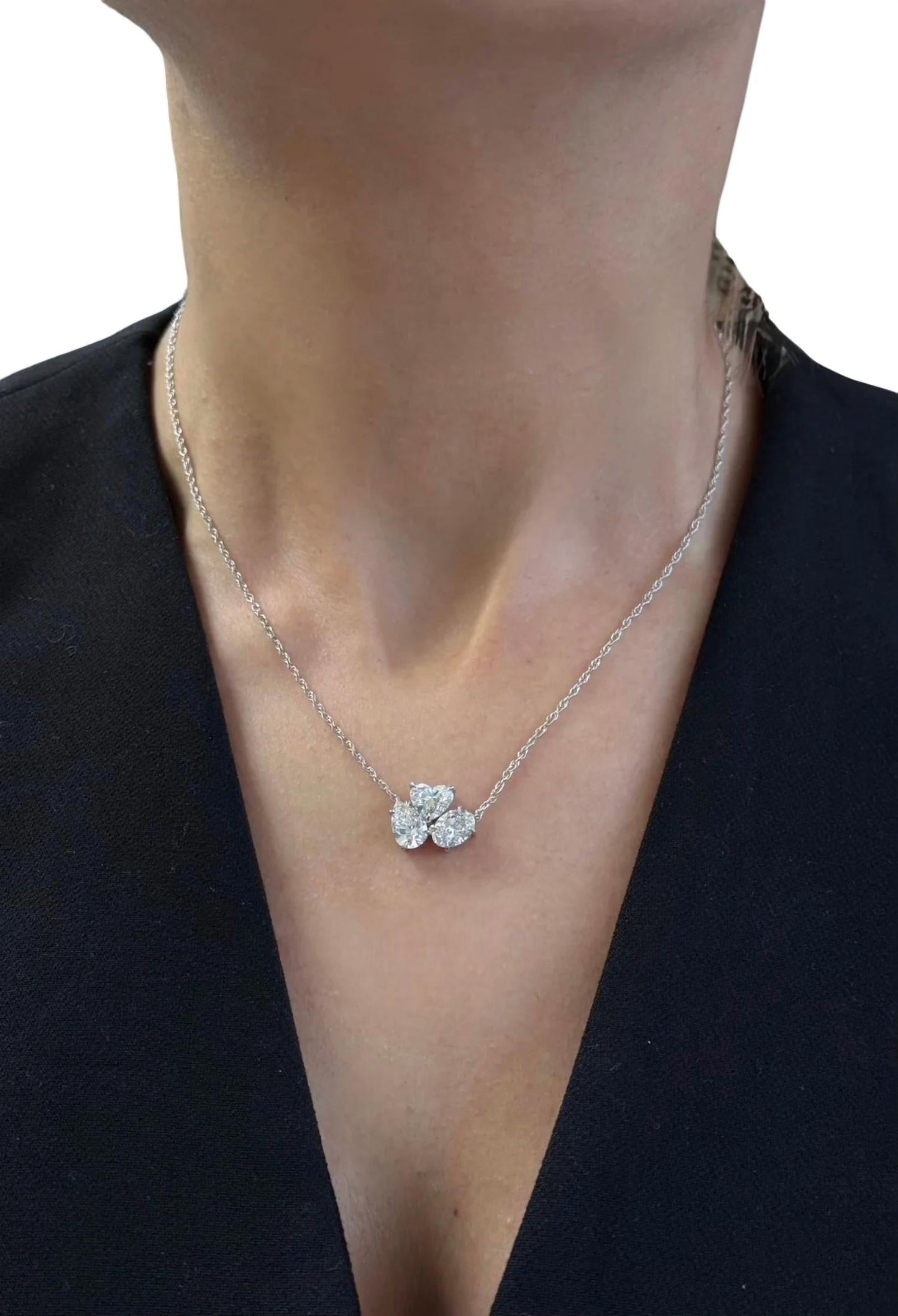 Diana M Jewels - Women's Lab Grown Diamond Pendant Necklace