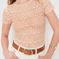 Free People - Angelina Lace Tee