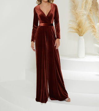 Christina Wu - Velvet Jumpsuit