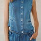 Bella Dahl - High Neck Fitted Vest