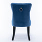 Nikki Collection Modern Tufted Velvet Upholstered Dining Chair Set of 2