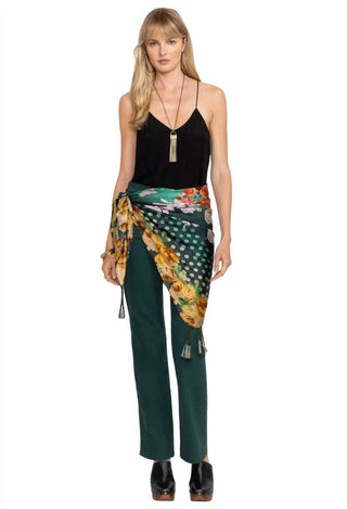 Johnny Was - Cachecol de seda Paza feminino